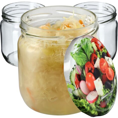KADAX Berti-Glas 425ml fi82 TO-425 Gurken 4er-Pack