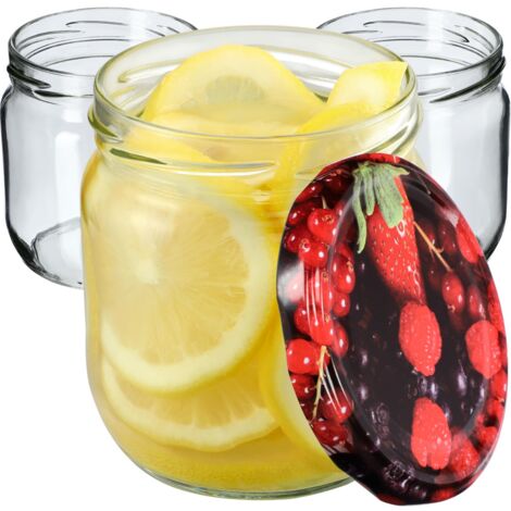 KADAX Berti-Glas 425ml fi82 TO-425 Gurken 4er-Pack