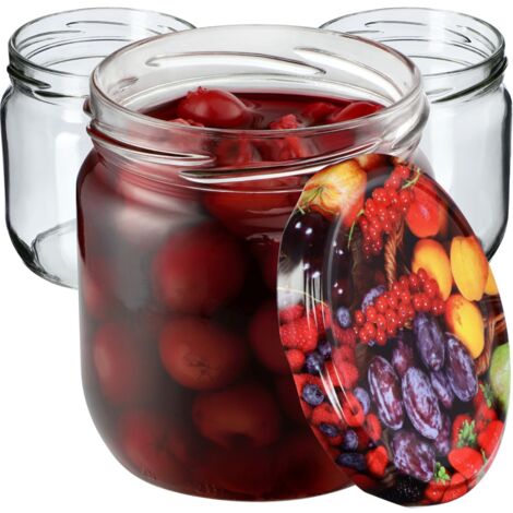KADAX Berti-Glas 425ml fi82 TO-425 Gurken 4er-Pack