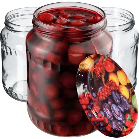 KADAX Berti-Glas 720ml fi82 TO-720 Faceta 4er-Pack
