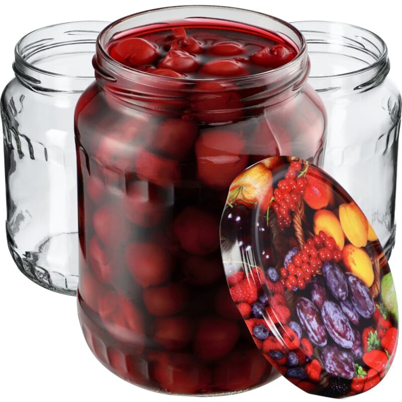 Kadax Berti-glas 720ml Fi82 To-720 Faceta 8er-pack