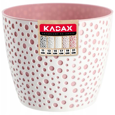KADAX Blumentopf aus Kunststoff,  11 - 21 cm, 5 Farben, einfacher Topf, robuster Pflanztopf, Pflanzk