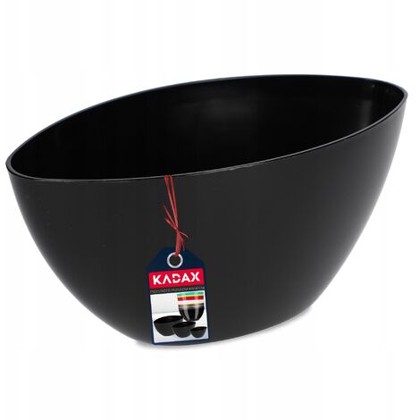 KADAX Blumentopf, ovalerübertopf, Pflanztopf aus Kunststoff, Blumenübertopf, Deko, Pflanzkübel für I