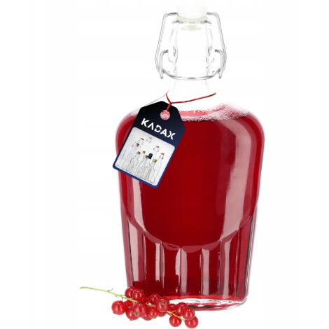 KADAX Botella con Tapón para Tinturas de Vino Bimbrer 500ml