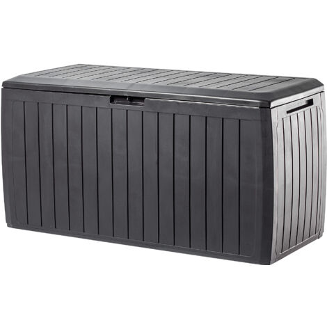 KADAX Box de Jardin Terrasse Balcon 290L Marron