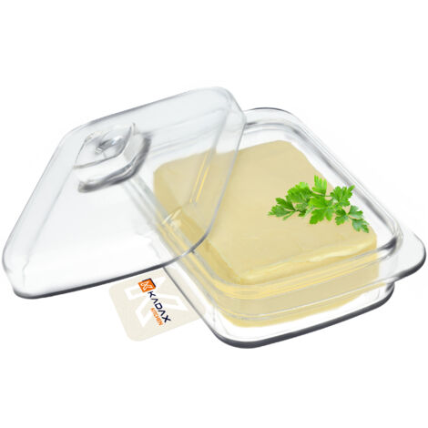 KADAX Burriera in vetro Burriera con coperchio