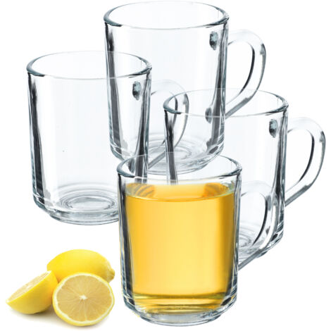 KADAX Caffè Bicchieri da Tè 240ml Set da 4 pz