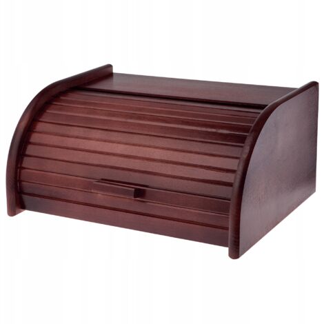 KADAX Caja de pan de madera, contenedor grande