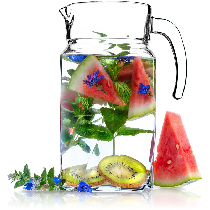 Carafe en Verre pour Boissons Eau Jus 1,7 l - Kadax