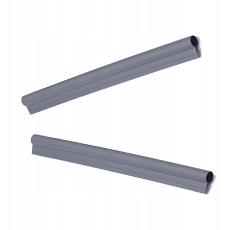 KADAX Clips pour panneaux de ruban de clôture Gris 2 pcs.