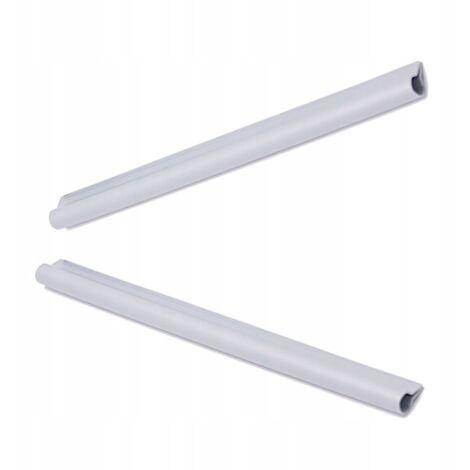 KADAX Clips pour panneaux de ruban de clôture Gris 2 pcs.