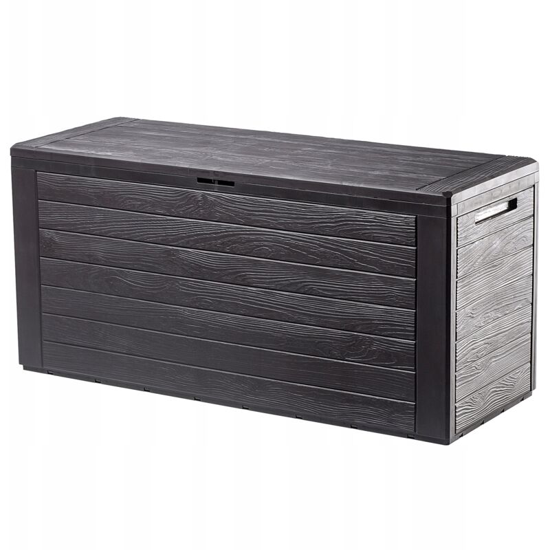 Kadax - Coffre De Balcon De Jardin 280L Pour Balcon De Jardin Terrasse Marron