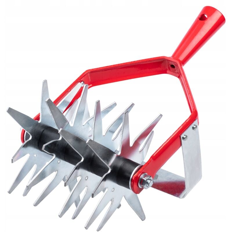 Kadax - Conditionneur de sol, cultivateur de jardin manuel avec coupe-sol