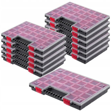 KADAX Contenitore Organizzatore per Officina 21 Cassetti 12 pz