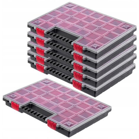 KADAX Contenitore Organizzatore per Officina 21 Cassetti 6 pz