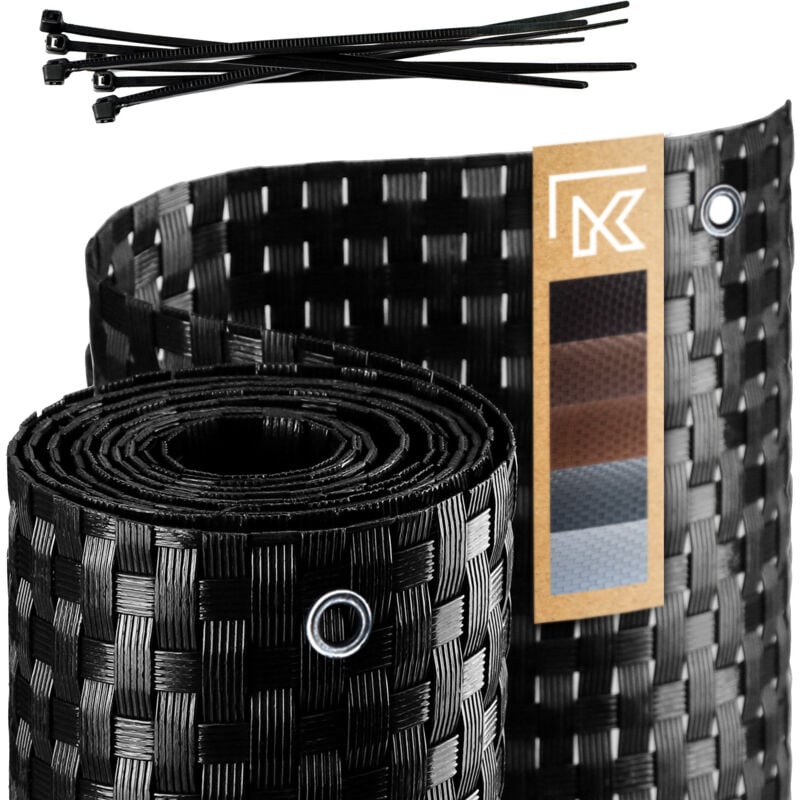 Kadax - Couverture de balcon Tapis de balcon en technorattan 0,9x3m