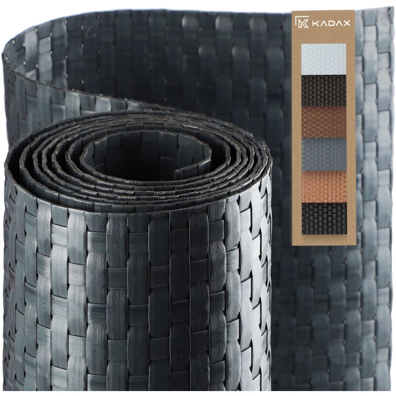 KADAX Couverture de Balcon Tapis de Balcon en Technorattan 1x1m