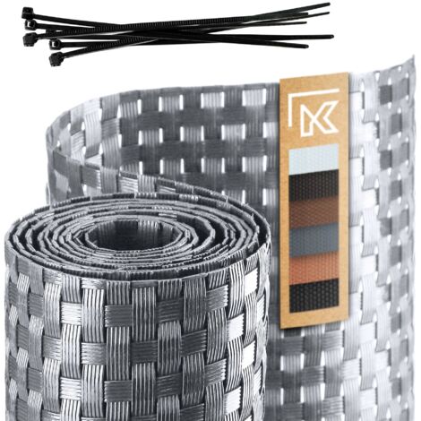 KADAX Couverture de Balcon Tapis de Balcon en Technorattan 1x1m