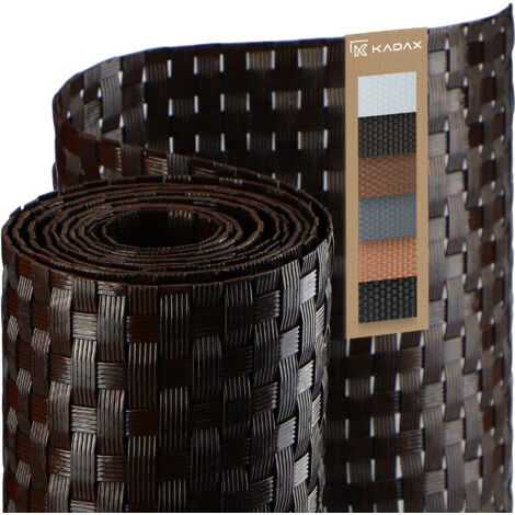 KADAX Couverture de Balcon Tapis de Balcon en Technorattan 1x1m