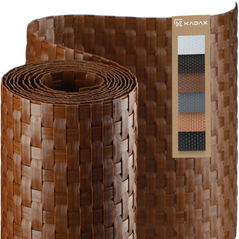 KADAX Couverture de Balcon Tapis de Balcon en Technorattan 1x1m