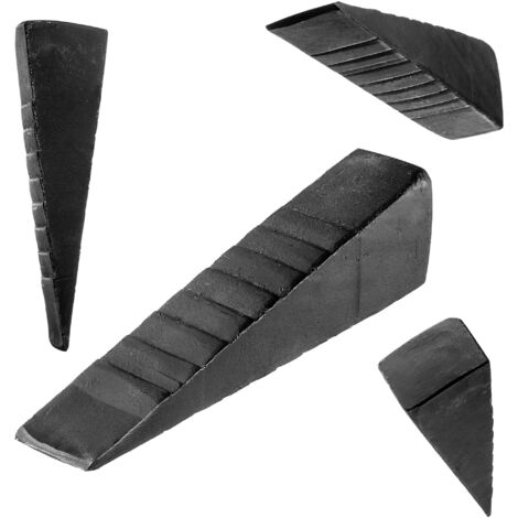 KADAX Cuña para partir de acero - 26,5 x 5 x 7 cm - Para talar y partir madera - Robusta - Granada para partir - Cuña de repuesto