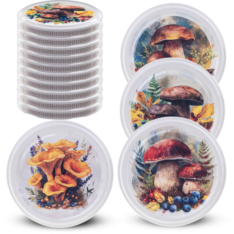 Deckel Fi82 50er Pack Pilze Aquarell To - Kadax