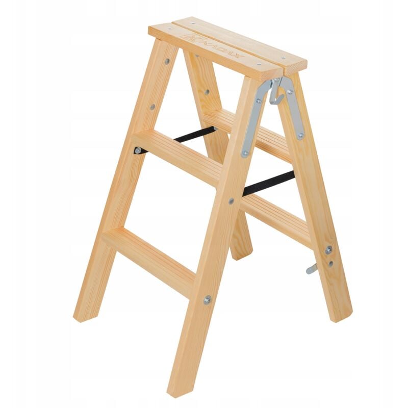 Chelle de Peinture en Bois, Extensible 2x3 Marches, Pliable, Double Face - Kadax