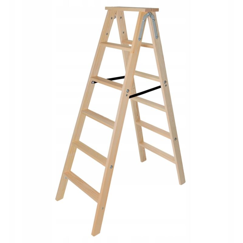 Chelle de peinture en bois extensible 2x6 marches, pliable, double face - Kadax