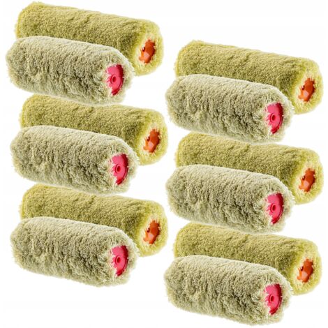 KADAX Farbwalze Set, Farbrolle, Malerwalze, Grün, 20 cm + 25 cm, 6 Stück