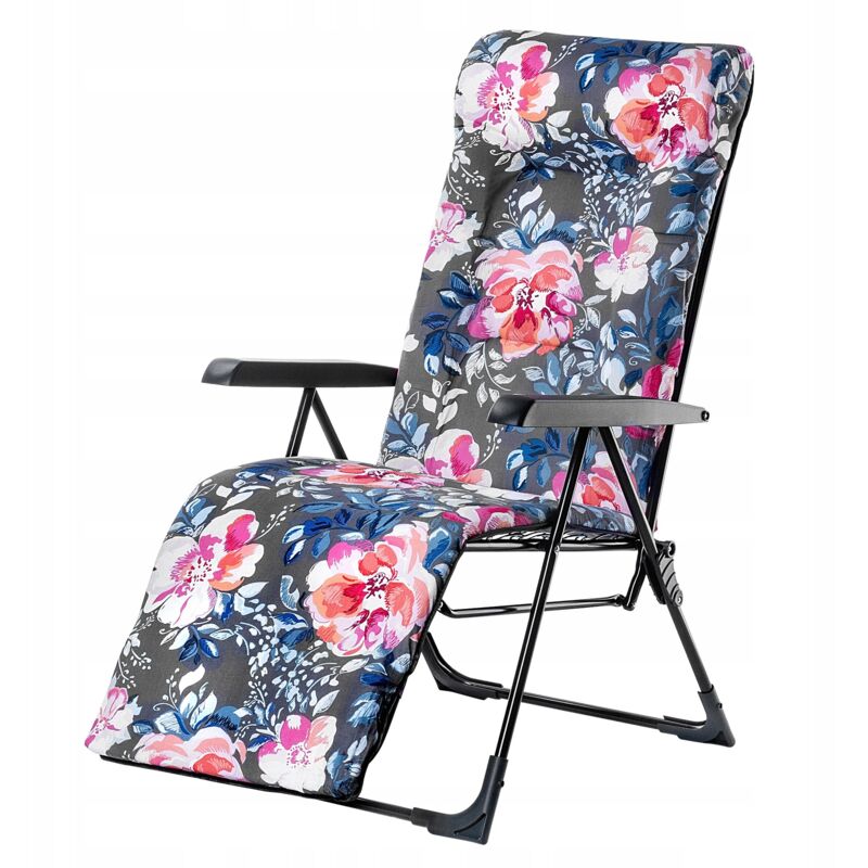 Kadax - Fauteuil de Jardin, Transat de Plage avec Repose Pieds