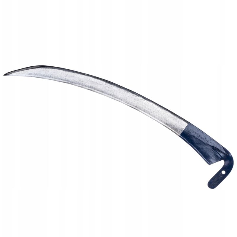 KADAX Faux à Main Forgé Herbe Aiguisée Métal 80cm Solide Jardin Forêt