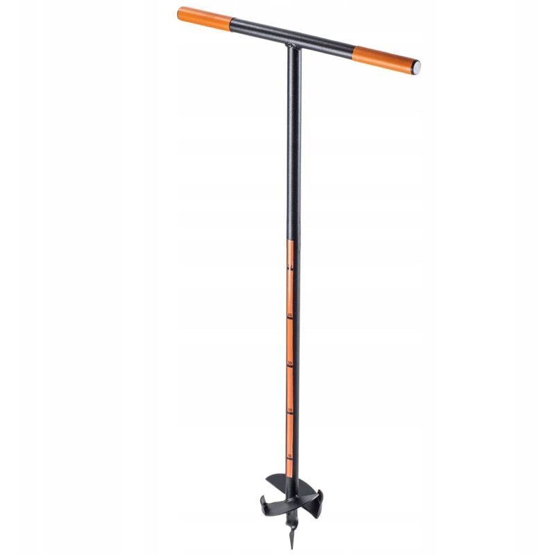 KADAX Foret hélicoïdal pour jardin, foret à bulbe, foret à oignon, foret à poteau, foret à oignon, foret de poteau (130 mm)