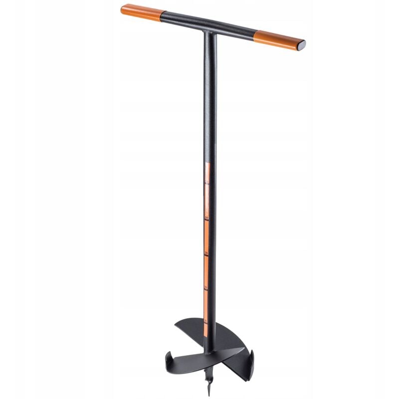 Kadax - Foret hélicoïdal pour jardin, foret à bulbe, foret à oignon, foret à poteau, foret à oignon, foret de poteau (250 mm)