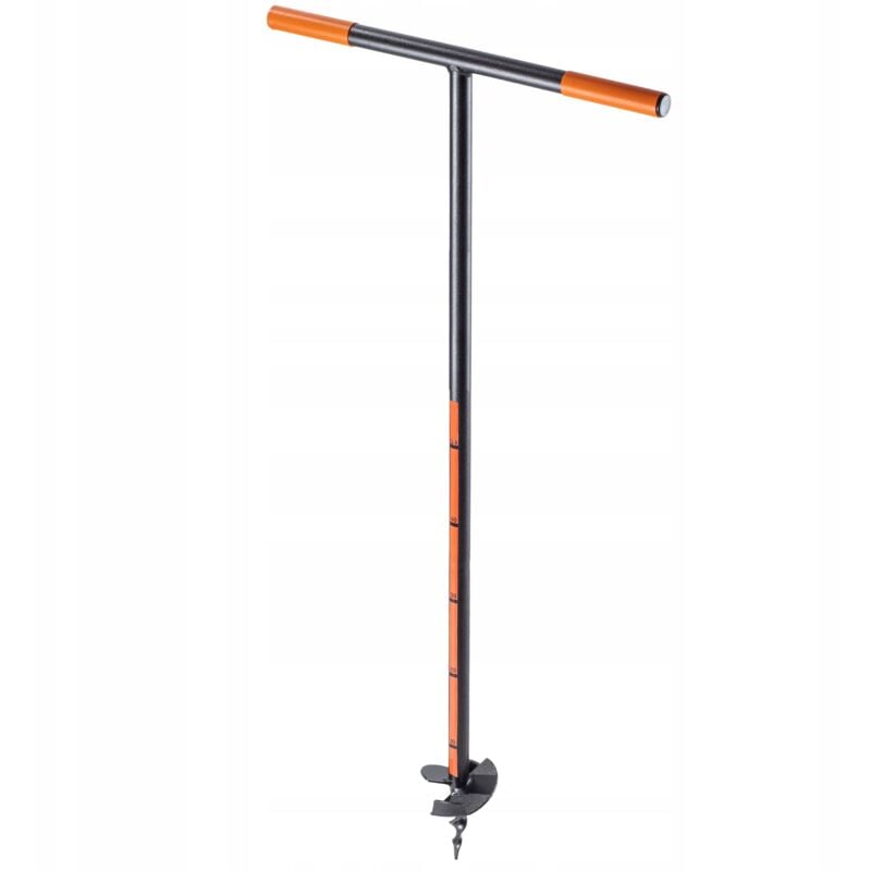 Kadax - Foret hélicoïdal pour jardin, foret à bulbe, foret à oignons, foret à poteau (100 mm)