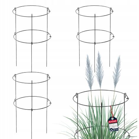 KADAX Gartenstütze aus Stahl pulverbeschichtet, Pflanzehalter, 90 cm