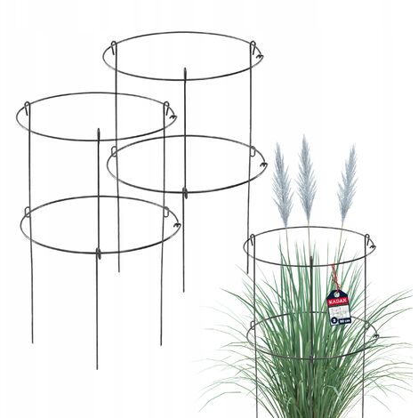 KADAX Gartenstütze aus Stahl pulverbeschichtet, Pflanzehalter, 90 cm