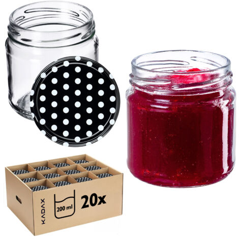 KADAX Glas Klara 200ml fi66 TO-210 Packung mit 20 Stück +