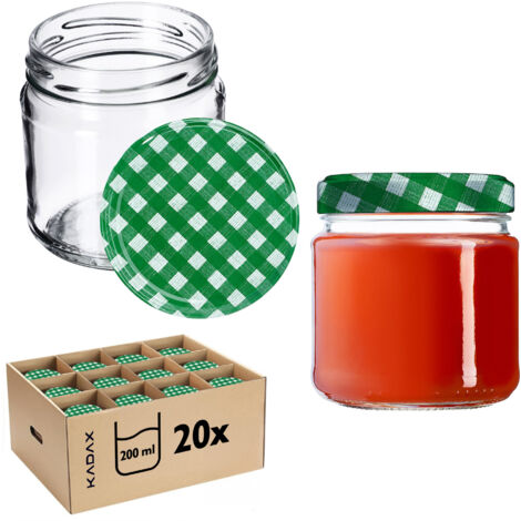 KADAX Glas Klara 200ml fi66 TO-210 Packung mit 20 Stück +