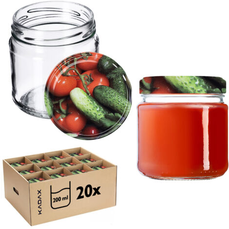 KADAX Glas Klara 200ml fi66 TO-210 Packung mit 20 Stück +