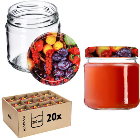 KADAX Glas Klara 200ml fi66 TO-210 Packung mit 20 Stück +
