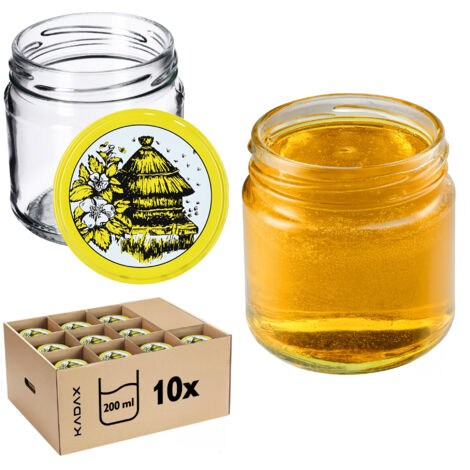KADAX Glas Klara 200ml fi66 TO-210 Paket 10 Stück +