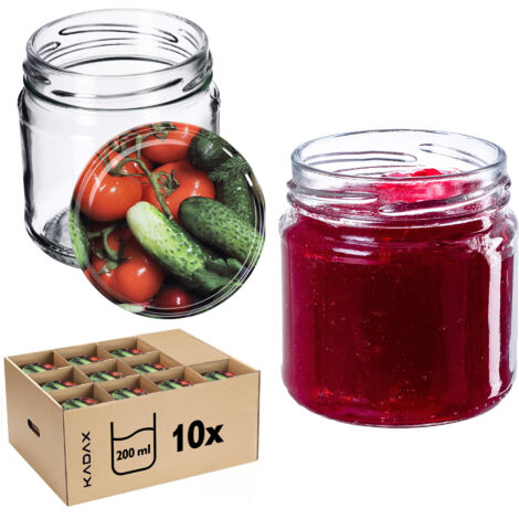 KADAX Glas Klara 200ml fi66 TO-210 Paket 10 Stück +