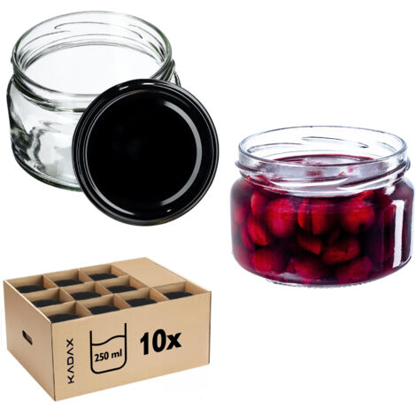 KADAX Glas Klara 250ml fi82 TO-250/1 Packung mit 10 Stück