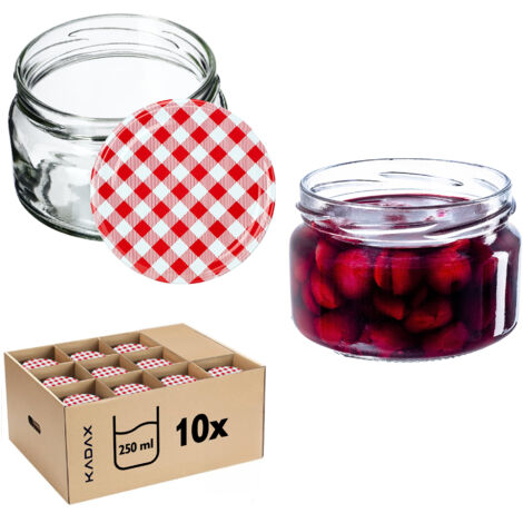 KADAX Glas Klara 250ml fi82 TO-250/1 Packung mit 10 Stück