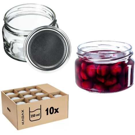 KADAX Glas Klara 250ml fi82 TO-250/1 Packung mit 10 Stück