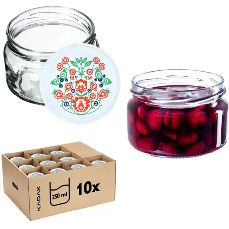 KADAX Glas Klara 250ml fi82 TO-250/1 Packung mit 10 Stück