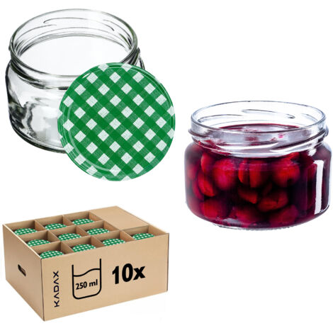 KADAX Glas Klara 250ml fi82 TO-250/1 Packung mit 10 Stück