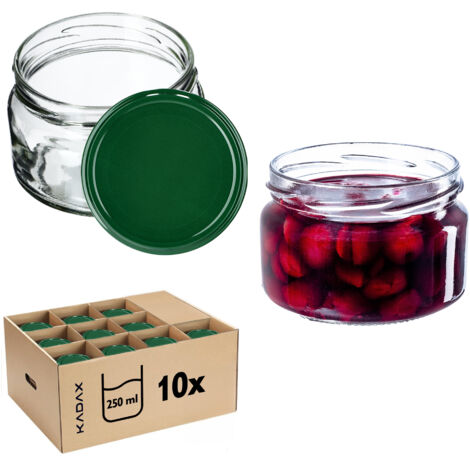 KADAX Glas Klara 250ml fi82 TO-250/1 Packung mit 10 Stück