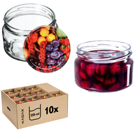 KADAX Glas Klara 250ml fi82 TO-250/1 Packung mit 10 Stück
