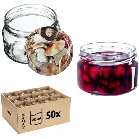 KADAX Glas Klara 250ml fi82 TO-250/1 Packung mit 50 Stück